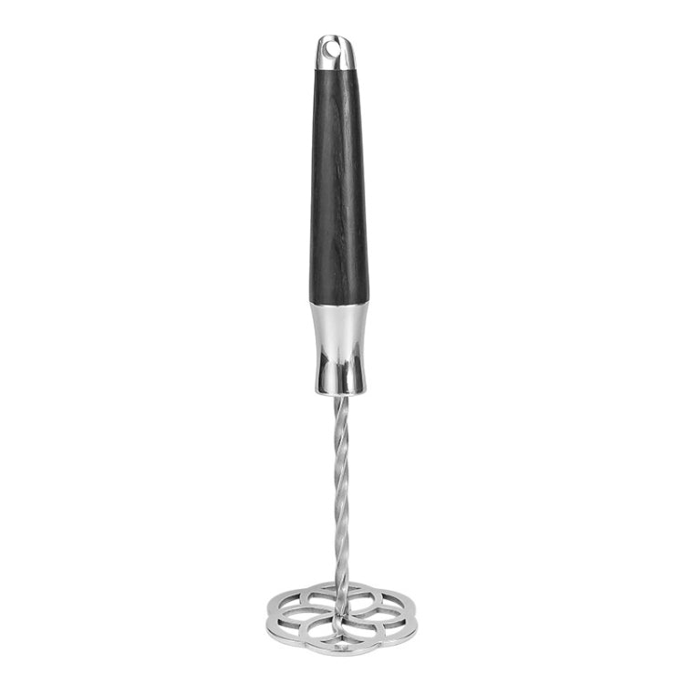 Wooden Handle 316L Stainless Steel Potato Masher Thickened Taro Mashing Gadgets - Stirrer & Squeezer by PMC TechLife | Online Shopping South Africa | PMC TechLife | Buy Now Pay Later Mobicred
