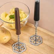 Aluminum Handle 316L Stainless Steel Potato Masher Thickened Taro Mashing Gadgets