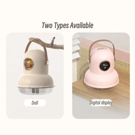 ICARER FAMILY IF-JS01 USB Charging Desktop Night Light Dual-spray Humidifier, Color: White (Digital)