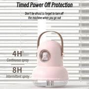 ICARER FAMILY IF-JS01 USB Charging Desktop Night Light Dual-spray Humidifier, Color: White (Digital)