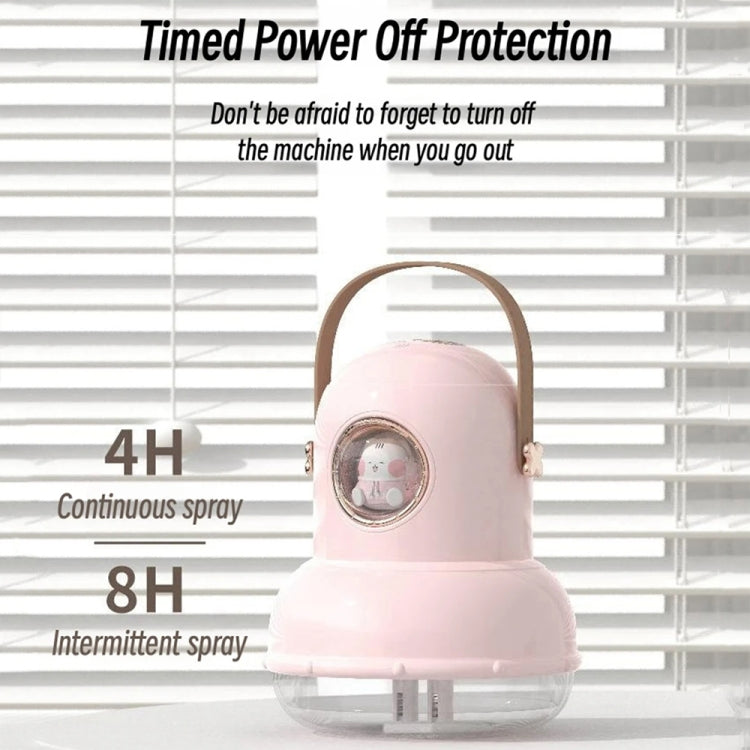 ICARER FAMILY IF-JS01 USB Charging Desktop Night Light Dual-spray Humidifier, Color: White (Digital)