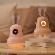 ICARER FAMILY IF-JS01 USB Charging Desktop Night Light Dual-spray Humidifier, Color: White (Digital)