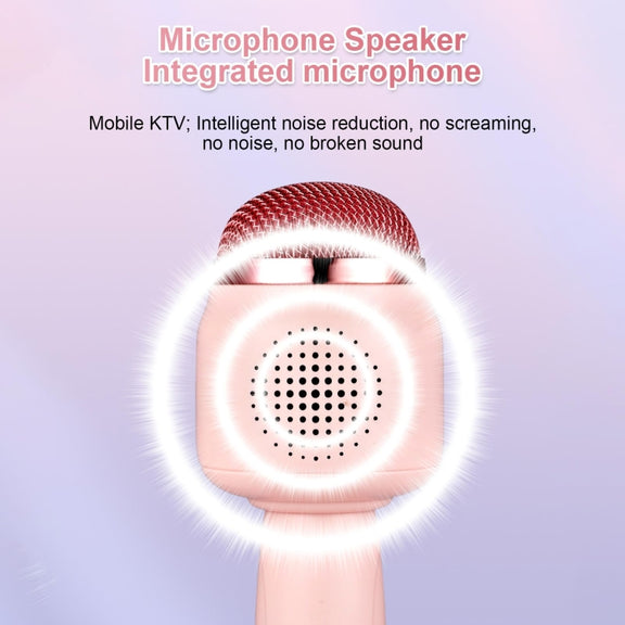 ICARER FAMILY F816 Karaoke Microphone Speaker Home Bluetooth Wireless Microphone(Yellow)
