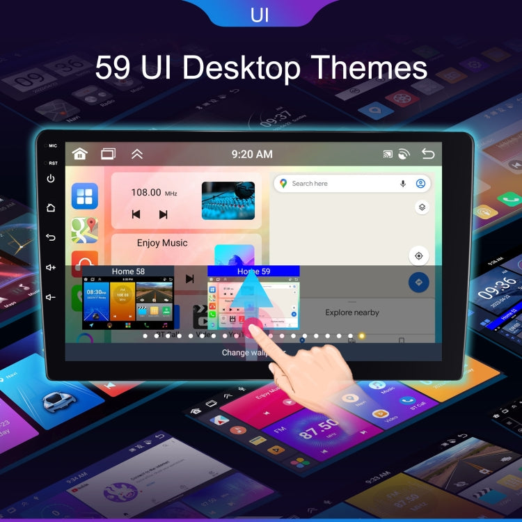 7 inch 6+128G Android Universal HD Large Screen Car Bluetooth Player Android GPS Navigation Integrated Machine(Standard+AHD Camera) - Car MP3 & MP4 & MP5 by PMC TechLife | Online Shopping South Africa | PMC TechLife | Buy Now Pay Later Mobicred