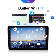 9 inch 6+128G Android Universal HD Large Screen Car Bluetooth Player Android GPS Navigation Integrated Machine(Standard+AHD Camera)
