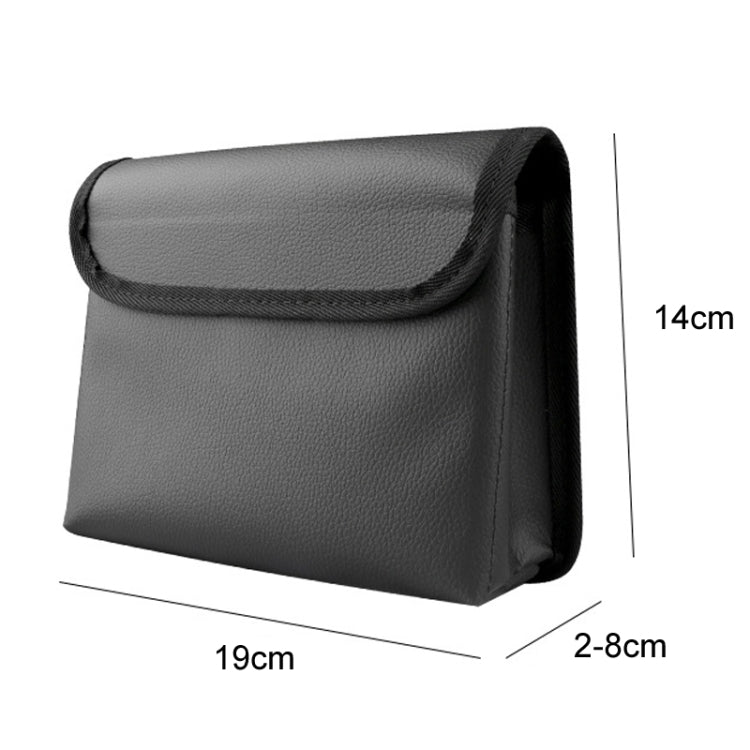 Car Folding Trash Can Multifunctional Seatback Hanging Storage Box(Black) - free shipping - PMC TechLife - Order now!