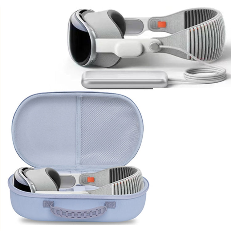For Apple Vision Pro VR Anti-Fall And Shock-Absorbing EVA Hard Shell Storage Bag(Purple) - VR Accessories by PMC TechLife | Online Shopping South Africa | PMC TechLife | Buy Now Pay Later Mobicred