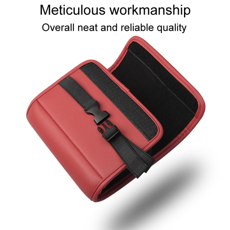 Auto Armrest Tissue Box Car Seat Back Hanging Napkin Pack Cover(Wine Red) - Tissue Boxes by PMC TechLife | Online Shopping South Africa | PMC TechLife | Buy Now Pay Later Mobicred