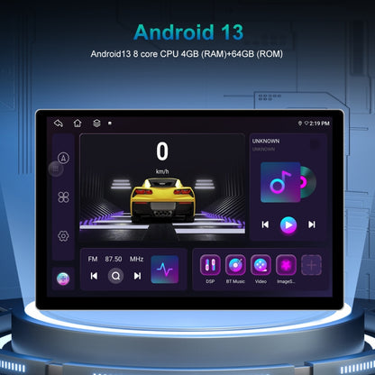 13.1 inch 4+64G Android Large Screen Navigator With Universal Map APK / Carplay / Reverse Car Image(Standard) - free shipping - PMC Jewellery - Order now!