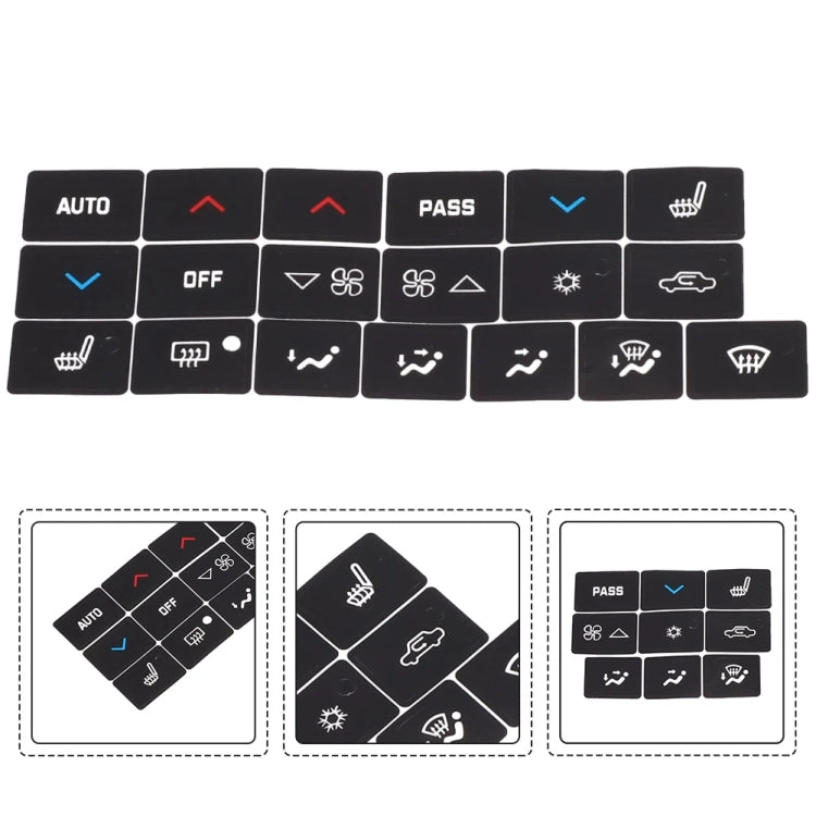 For Buick 2005-2009 Car Air Conditioning Button Repair Sticker - free shipping - PMC TechLife - Order now!