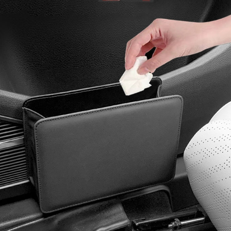 Car Folding Trash Can Multifunctional Seatback Hanging Storage Box(Black) - Stowing Tidying by PMC TechLife | Online Shopping South Africa | PMC TechLife | Buy Now Pay Later Mobicred