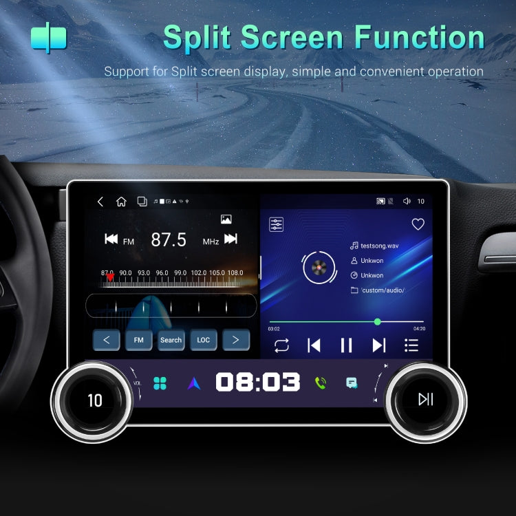 11.8 Inch 4+64G Dual Knob Player Android Large Screen Navigation Wireless CarPlay Reversing Image(Standard) - free shipping - PMC Jewellery - Order now!