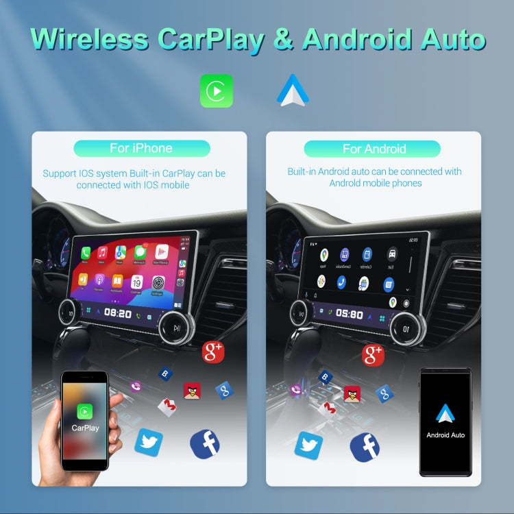11.8 Inch 4+64G Dual Knob Player Android Large Screen Navigation Wireless CarPlay Reversing Image(Standard) - free shipping - PMC Jewellery - Order now!