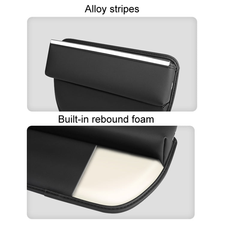Automotive Seat Clamp Seam Organizer Car Decoration Storage Bag Water Cup Model, Style: Main Driver Saddle Brown