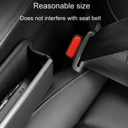 Automotive Seat Clamp Seam Organizer Car Decoration Storage Bag Water Cup Model, Style: Main Driver Saddle Brown