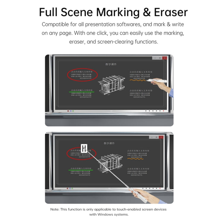 ASING A31 Multi-Functional Presentation Remote With Telescopic Teaching Rod Designed For Touch Screen - free shipping - PMC Jewellery - Order now!