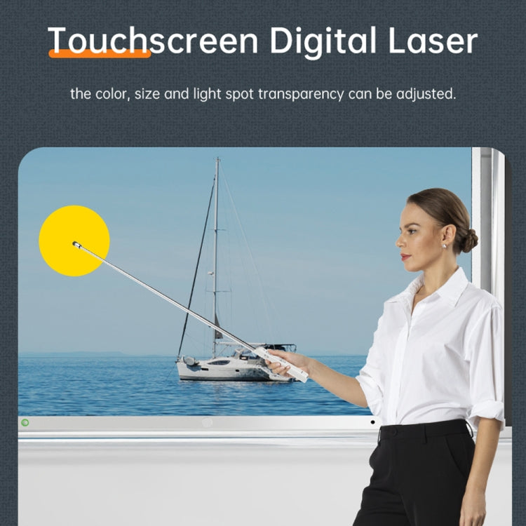 ASING A31 Multi-Functional Presentation Remote With Telescopic Teaching Rod Designed For Touch Screen - free shipping - PMC Jewellery - Order now!