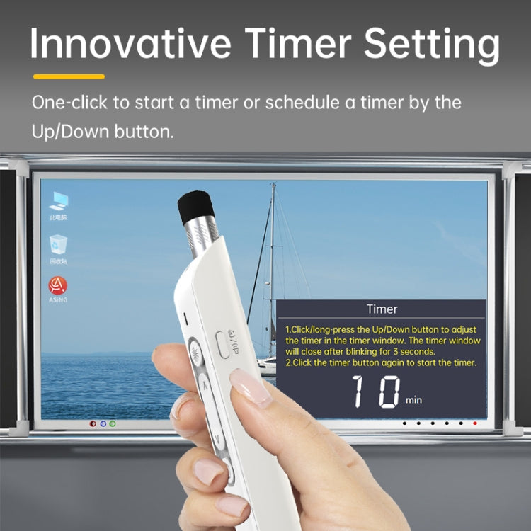 ASING A31 Multi-Functional Presentation Remote With Telescopic Teaching Rod Designed For Touch Screen - free shipping - PMC Jewellery - Order now!