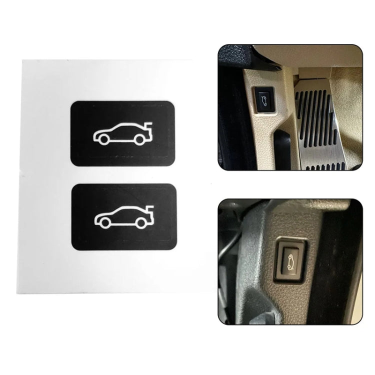 2pcs For BMW 3/5/7 Series Car Trunk Switch Repair Sticker - Decorative Sticker by PMC TechLife | Online Shopping South Africa | PMC TechLife | Buy Now Pay Later Mobicred
