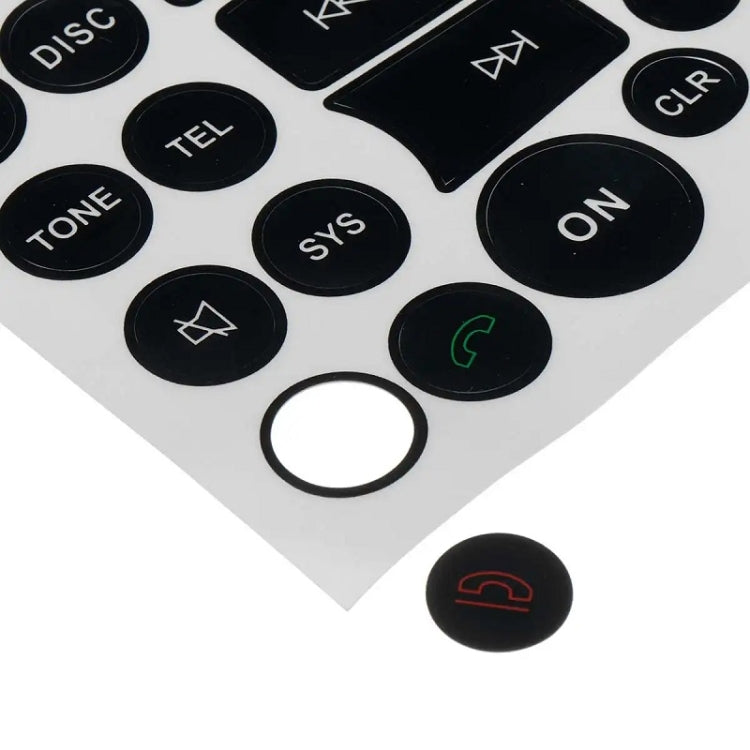 For Mercedes Benz C/E/GLK/W 2007-2014 Radio Button Repair Sticker(Style One) - Decorative Sticker by PMC TechLife | Online Shopping South Africa | PMC TechLife | Buy Now Pay Later Mobicred