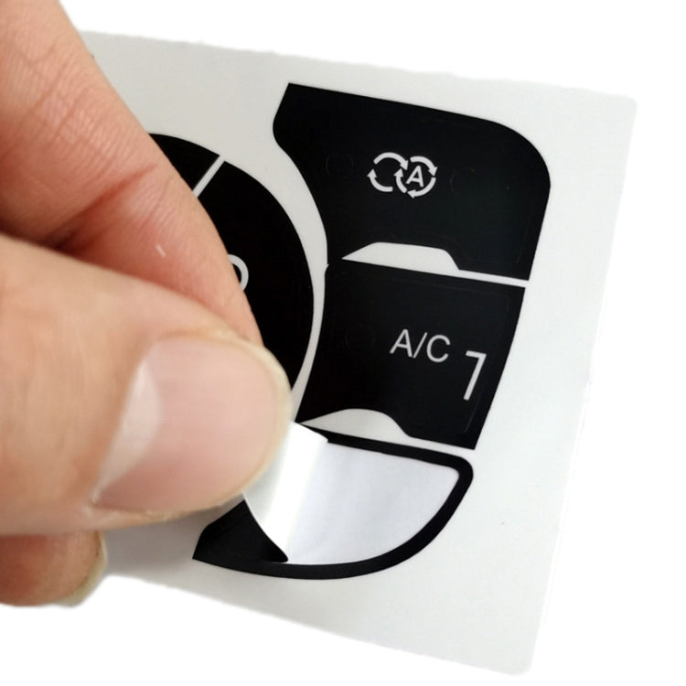 For Citroen C4L 2014-2018 Air Conditioning Door Lock Button Repair Sticker(Automatic AC) - Decorative Sticker by PMC TechLife | Online Shopping South Africa | PMC TechLife | Buy Now Pay Later Mobicred