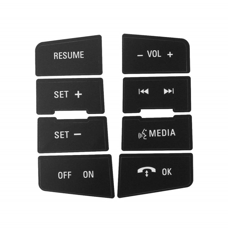 For Ford Focus 2008-2010 Steering Wheel Control Button Repair Patch - Decorative Sticker by PMC TechLife | Online Shopping South Africa | PMC TechLife | Buy Now Pay Later Mobicred