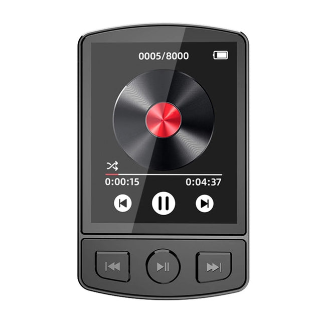8GB 1.8-Inch Color Screen Recording MP3/MP4 Sports Bluetooth Walkman With Back Clip