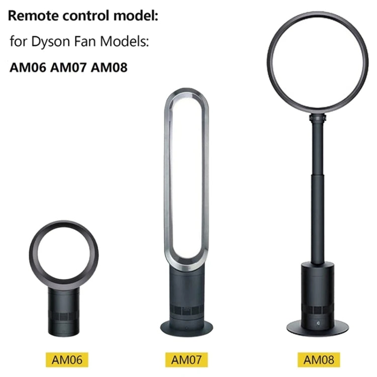 For Dyson AM06 AM07 AM08 Air Purifier Bladeless Fan Remote Control - For Dyson Accessories by PMc TechLife | Online Shopping South Africa | PMc TechLife | Buy Now Pay Later Mobicred