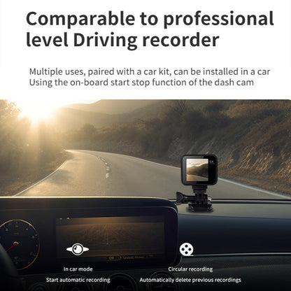 VIRAN V8 5K Ultra-Clear Outdoor Diving Anti-Shake Sports Camera Cycling Helmet Driving Recorder(Black) - free shipping - PMC Jewellery - Order now!