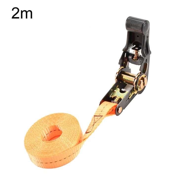 Motorcycle Ratchet Tensioner Cargo Bundling And Luggage Fixing Straps, Specification: Orange 2m - Towing Bars by PMC TechLife | Online Shopping South Africa | PMC TechLife | Buy Now Pay Later Mobicred