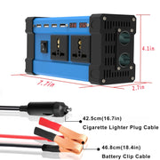 12V To 110V 300W Car Digital Display Inverter