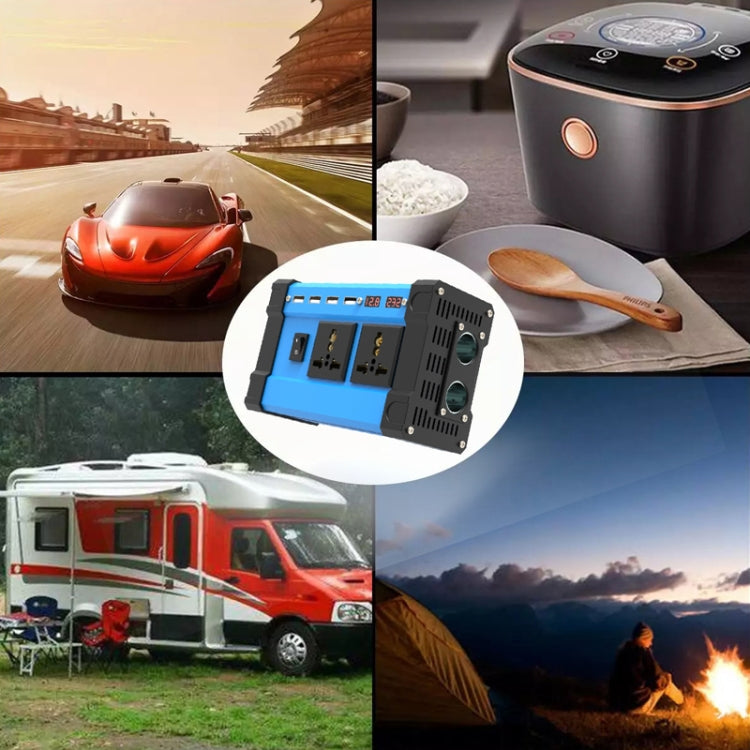 12V To 110V 300W Car Digital Display Inverter - Modified Square Wave by PMC TechLife | Online Shopping South Africa | PMC TechLife | Buy Now Pay Later Mobicred