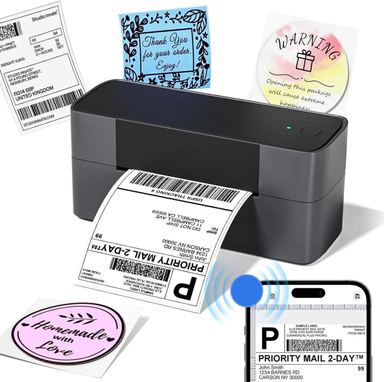Phomemo PM245-BT Bluetooth Shipping Label Printer Support Labels Width  1- 4.6 Inch(UK Plug) - free shipping - PMC TechLife - Order now!