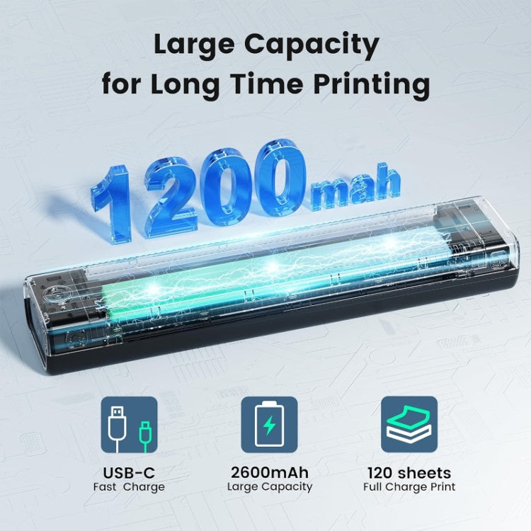 Phomemo TP81 A4 Wireless Thermal Printer Tattoo Template Printer(Black) - free shipping - PMC TechLife - Order now!