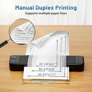 Phomemo P831 Bluetooth Portable Thermal Transfer Printer Support A4 / Letter / A5 / B5 Plain Paper Printing(Green)
