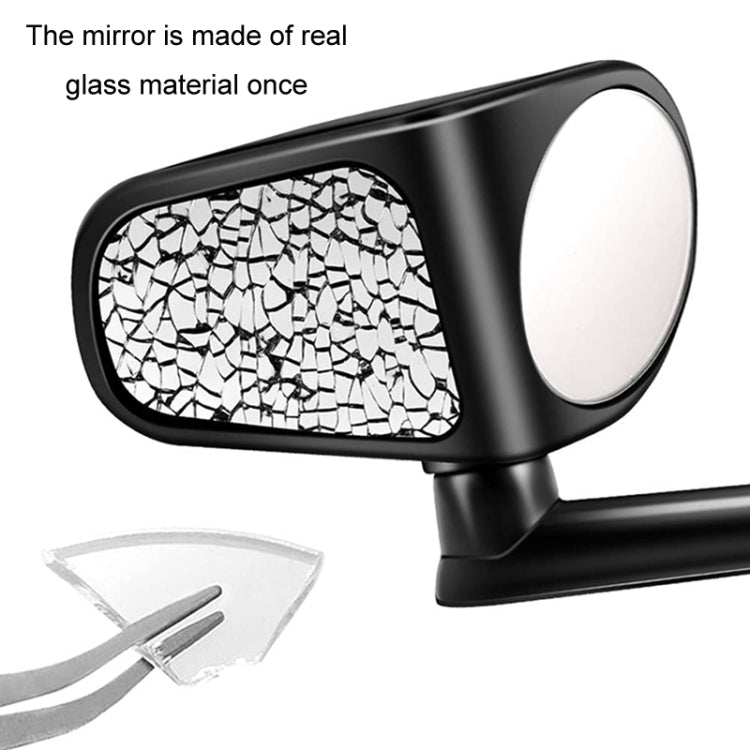 Car Auxiliary Mirror Multi-Function Wide-Angle Rear View Reversing Mirror(Black Right) - Convex Mirror & Accessories by PMC TechLife | Online Shopping South Africa | PMC TechLife | Buy Now Pay Later Mobicred