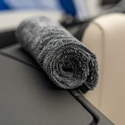 60x90cm Thickened Twisted Braid Cloth Absorbent Car Cleaning Towel(Dark Gray 1pcs)