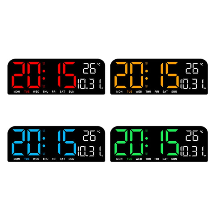 LED Screen Digital Display Desktop Alarm Clock Multifunctional Decoration Wall Clock(Blue) - Alarm Clocks by PMc TechLife | Online Shopping South Africa | PMc TechLife | Buy Now Pay Later Mobicred