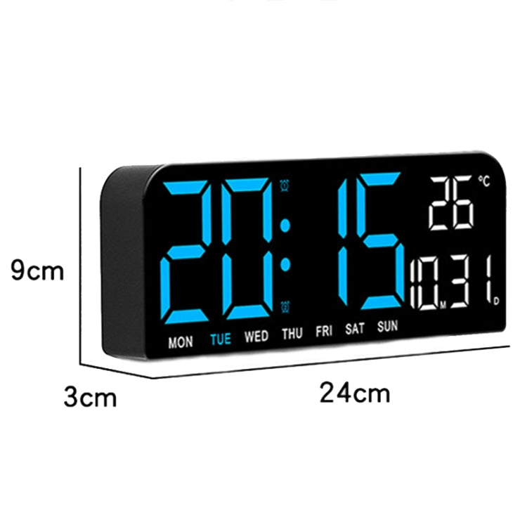 LED Screen Digital Display Desktop Alarm Clock Multifunctional Decoration Wall Clock(Orange) - Alarm Clocks by PMc TechLife | Online Shopping South Africa | PMc TechLife | Buy Now Pay Later Mobicred