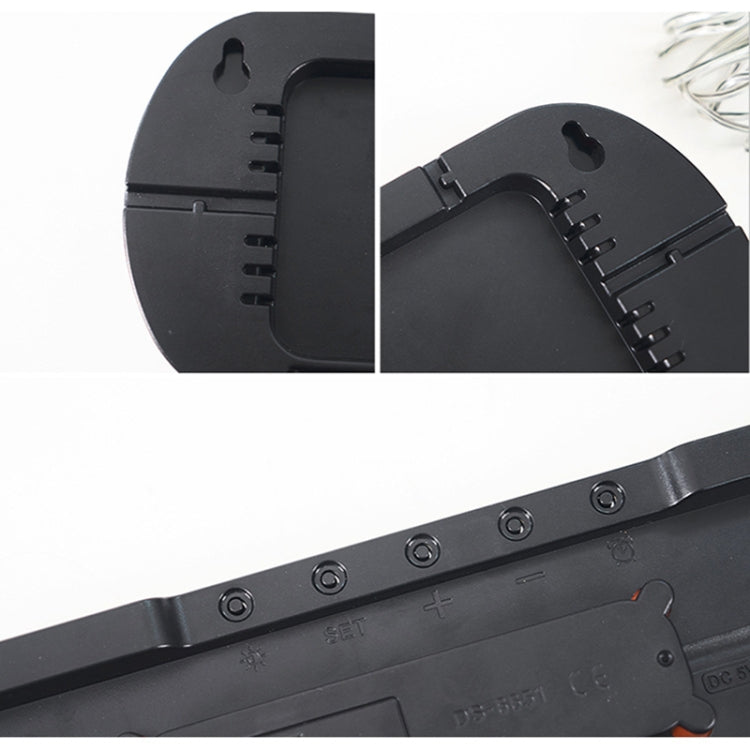 Remote Control Digital Display Atmosphere Light Wall Clock Living Room Decoration Clock, Color: Blue - Wall Clock by PMc TechLife | Online Shopping South Africa | PMc TechLife | Buy Now Pay Later Mobicred