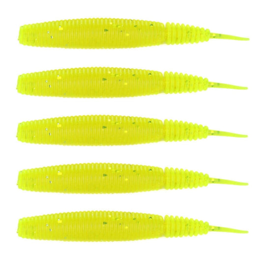 5pcs /Pack HENGJIA SO109 Spaghetti Worm Soft Bait Spiral Fishing Dummy Lures, Size: 10cm 7g(Color 2) - Fishing Lures by HENGJIA | Online Shopping South Africa | PMC Jewellery | Buy Now Pay Later Mobicred