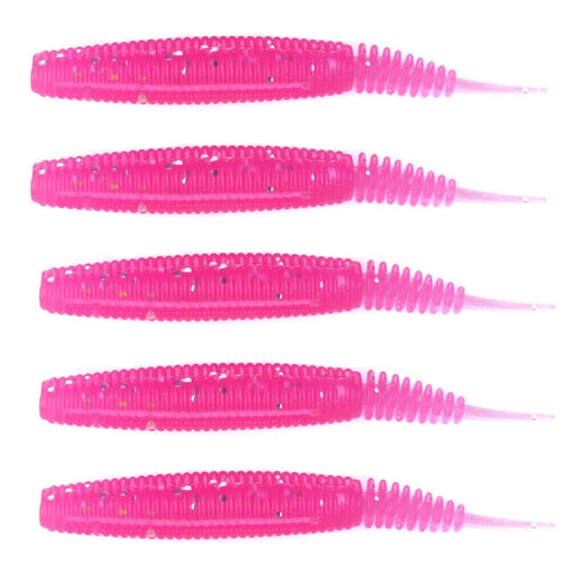 5pcs /Pack HENGJIA SO109 Spaghetti Worm Soft Bait Spiral Fishing Dummy Lures, Size: 10cm 7g(Color 3) - free shipping - PMC Jewellery - Order now!