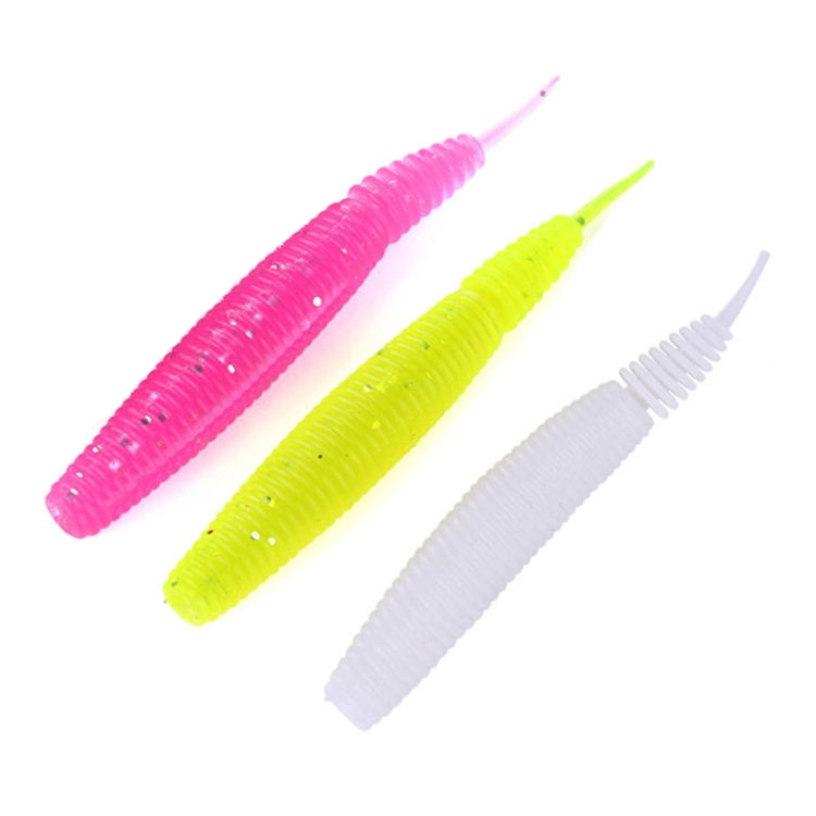 5pcs /Pack HENGJIA SO109 Spaghetti Worm Soft Bait Spiral Fishing Dummy Lures, Size: 10cm 7g(Color 3) - free shipping - PMC Jewellery - Order now!