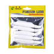 5pcs /Pack HENGJIA SO109 Spaghetti Worm Soft Bait Spiral Fishing Dummy Lures, Size: 10cm 7g(Color 2)