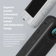 For Insta360 X4 AMagisn Silicone Protective Cover Body Case + Lens Cover Gray