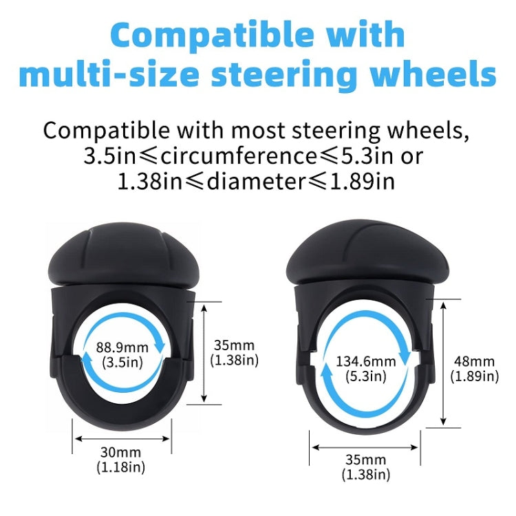Automobile Multifunctional Bearing Steering Wheel Power Ball(Oval Red) - Steering Wheel Accessories by PMC TechLife | Online Shopping South Africa | PMC TechLife | Buy Now Pay Later Mobicred