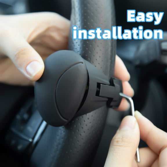 Automobile Multifunctional Bearing Steering Wheel Power Ball(Oval Red)