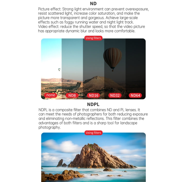 JSR-2050-14 Night For DJI Avata 2 Traverser Filter Accessories Camera Scrim Polarizing Lens - free shipping - PMC TechLife - Order now!