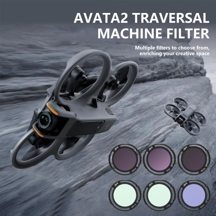JSR-2050-19 ND8PL+ND16PL+ND32PL+ND64PL For DJI Avata 2 Traverser Filter Accessories Camera Scrim Polarizing Lens