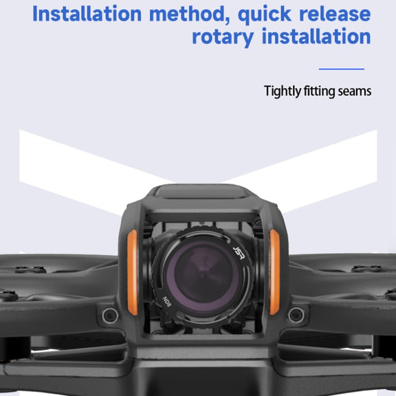 JSR-2050-18 ND8+ND16+ND32+ND64 For DJI Avata 2 Traverser Filter Accessories Camera Scrim Polarizing Lens